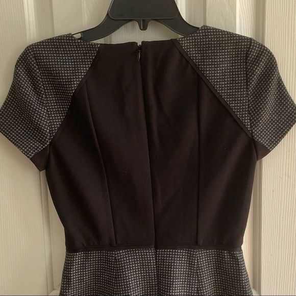 J Crew Checkered Flutter Dress wool blend F5923 - Picture 8 of 13